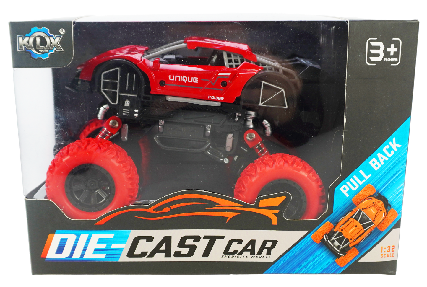 OFF Road 4WD Noble Red - Pull Back Die-Cast