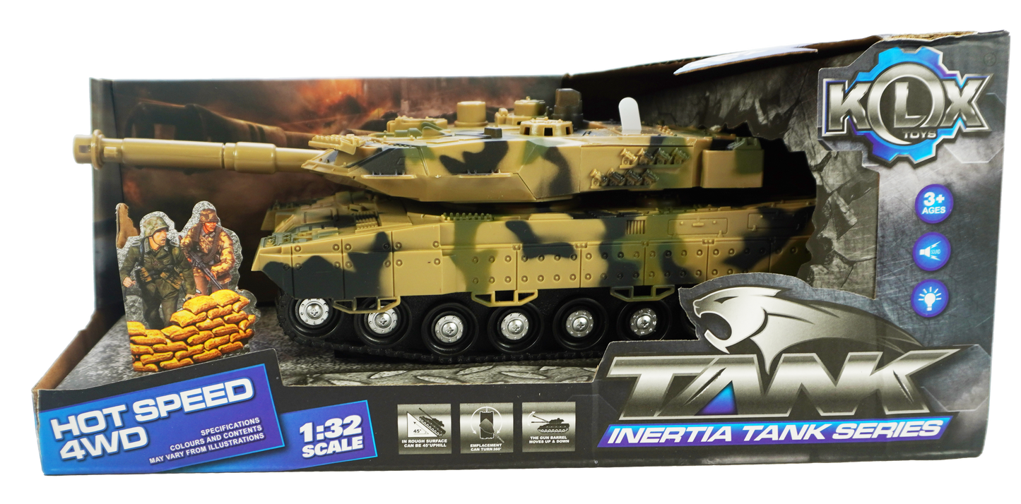 4 WD Tank Desert Colouring 1