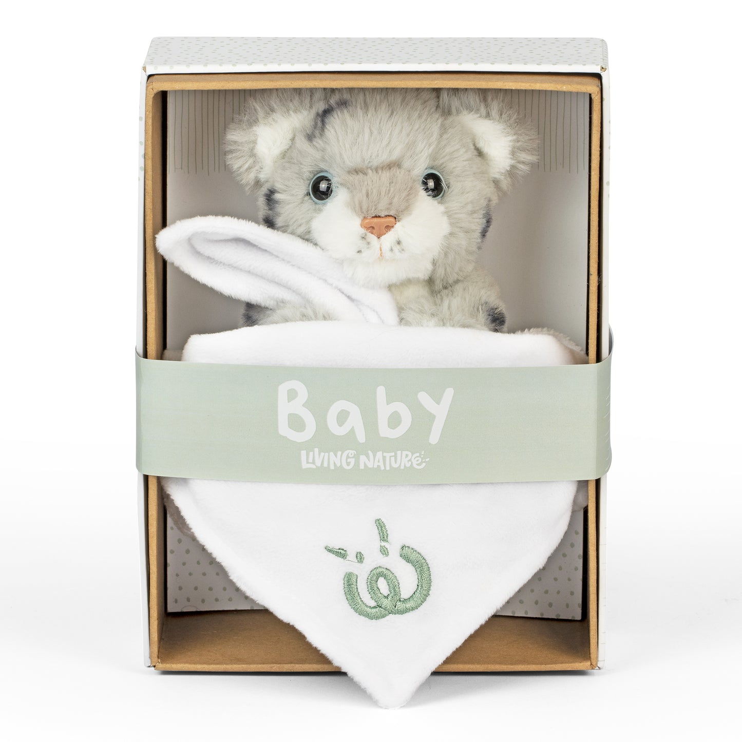 AN771 Snow Leopard Baby with Blanket 17cm