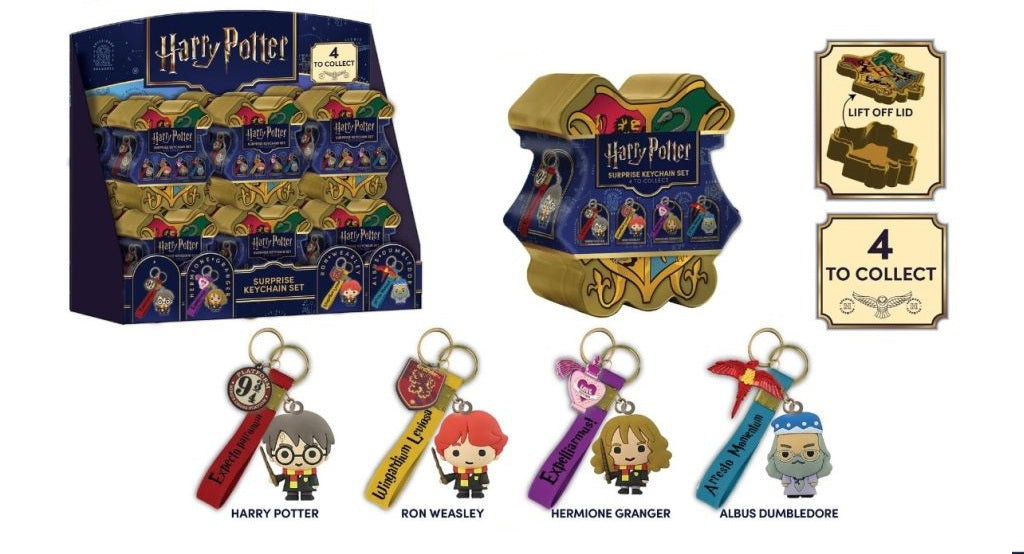 Harry Potter Suprise Keychain - 4 Asst