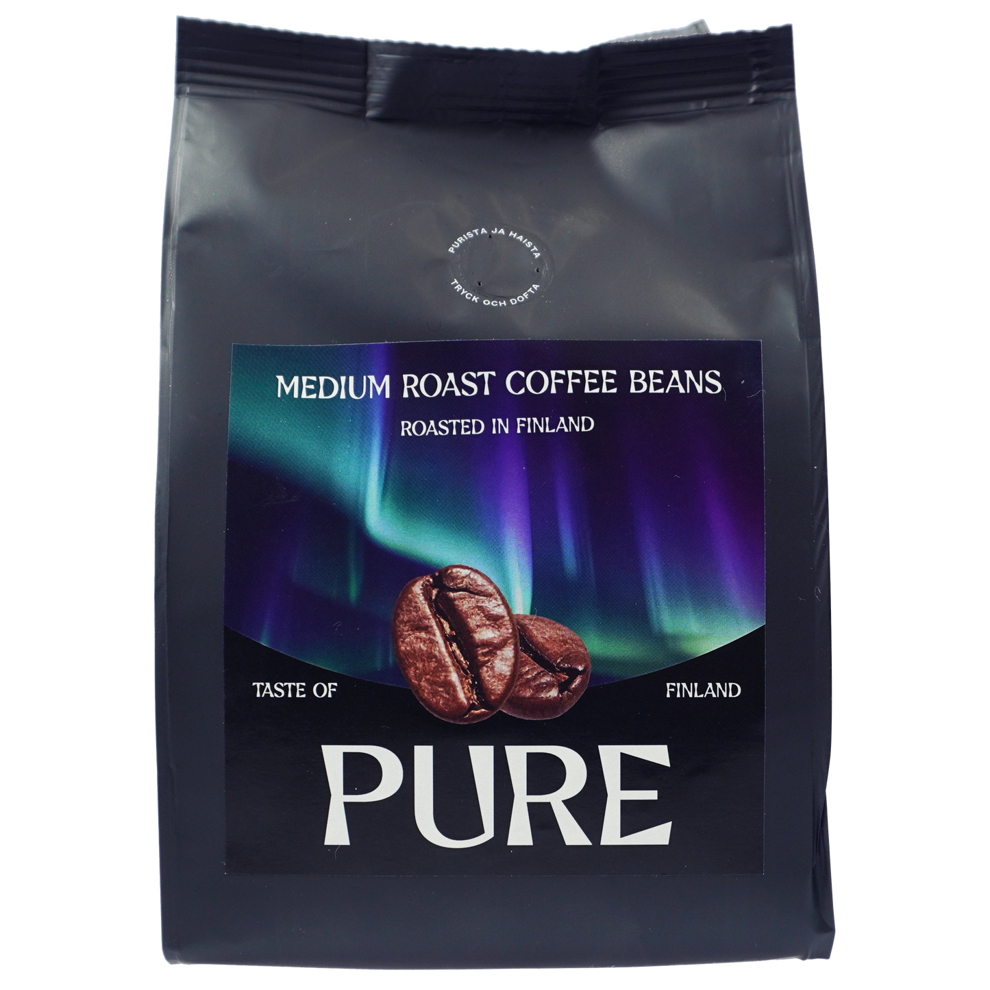 Pure Keskipaahtoinen Kahvipapu 250g