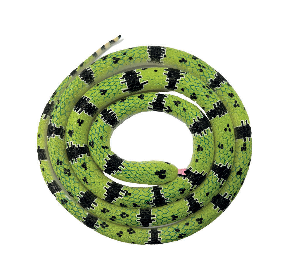 Snakes of the World XL - Green Rock Rattle Snake