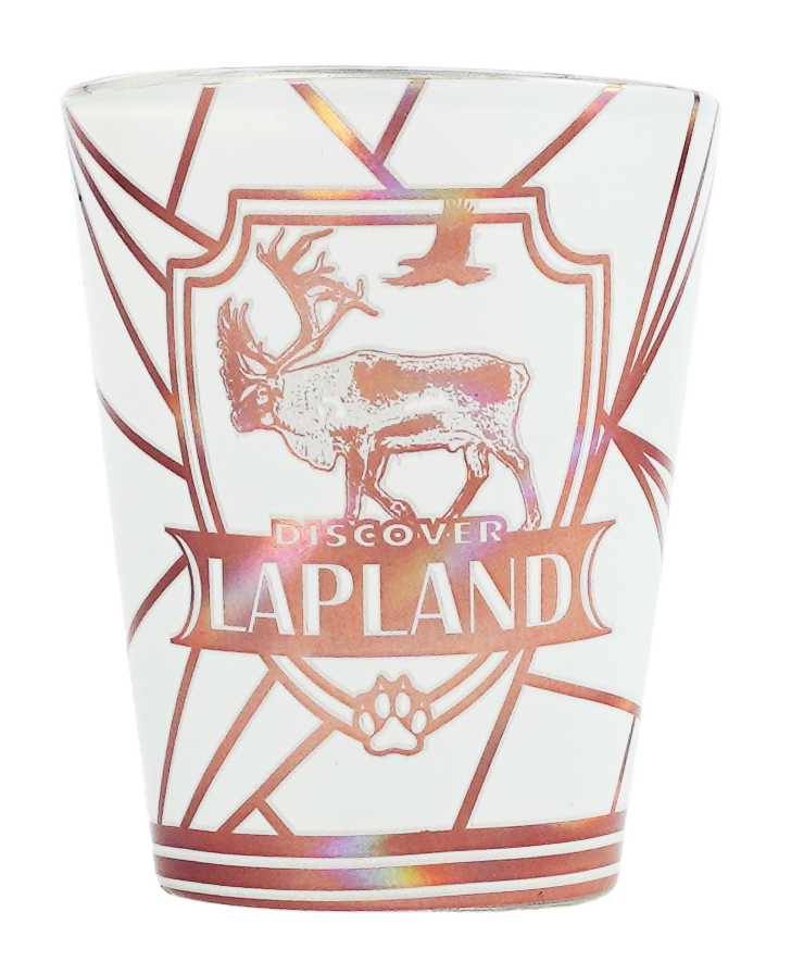 Rosegold Shot Glass Discover Lapland White LAP