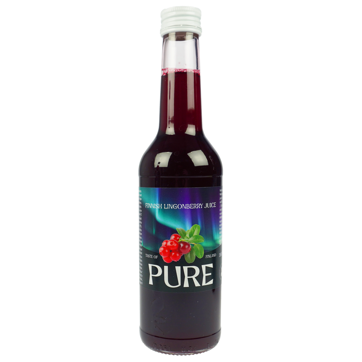 Pure Puolukkamehu 350ml, Marjaa 75%