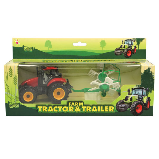 FM90 Freewheel Plastic Medium Tractor & Trailer