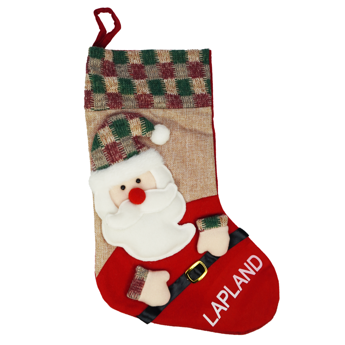 Christmas Sock Santa LAP