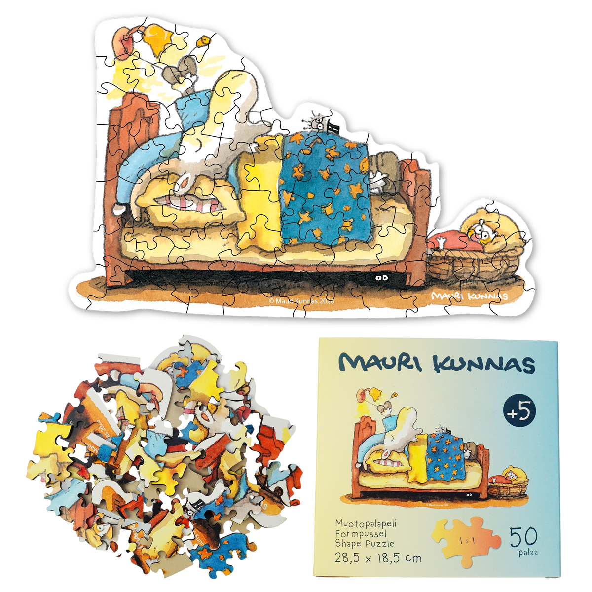 Herra Hakkarainen Yöpuulla Palapeli Muoto 50 Palaa
