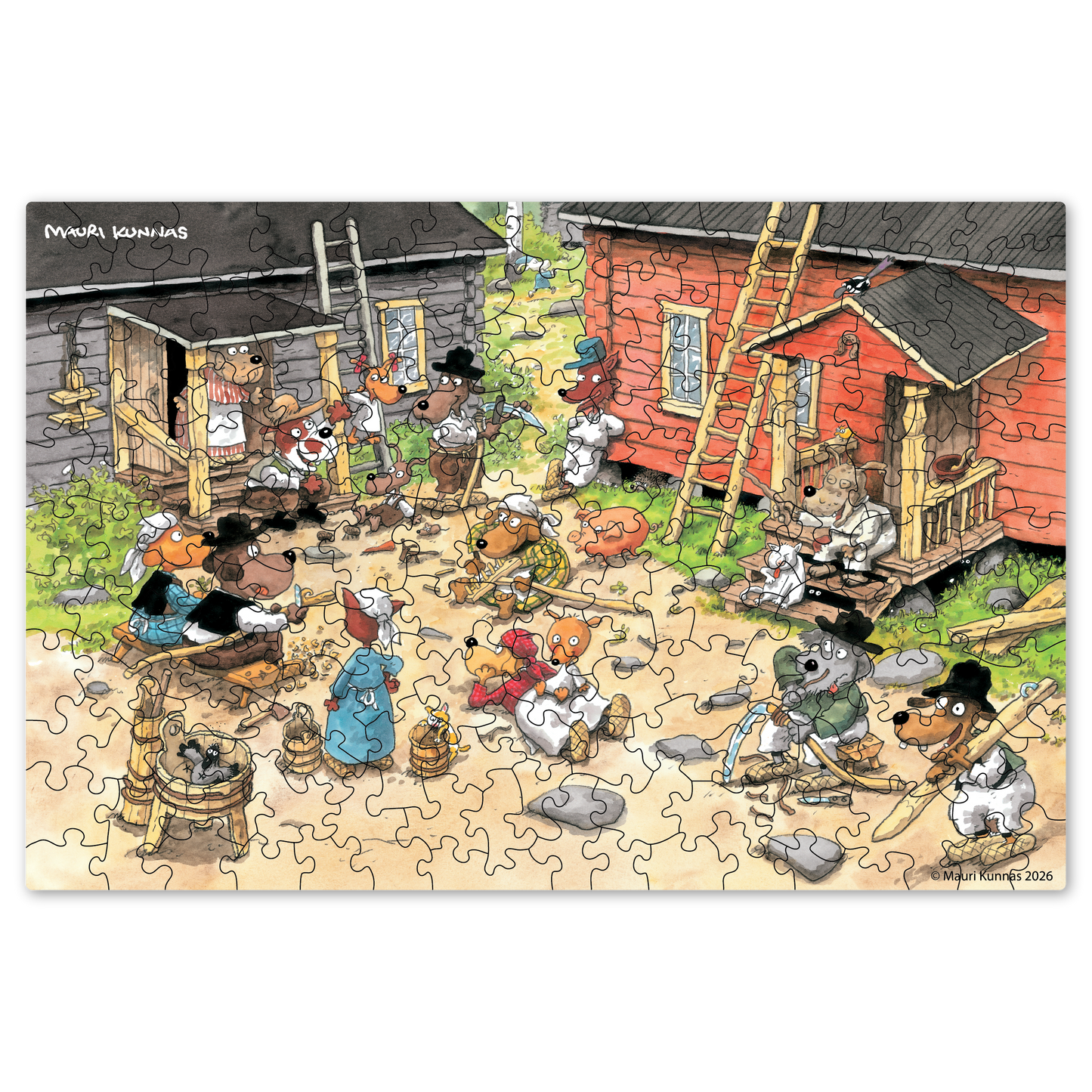 Doghill Communal Work Puzzle Rectangle 150 pcs
