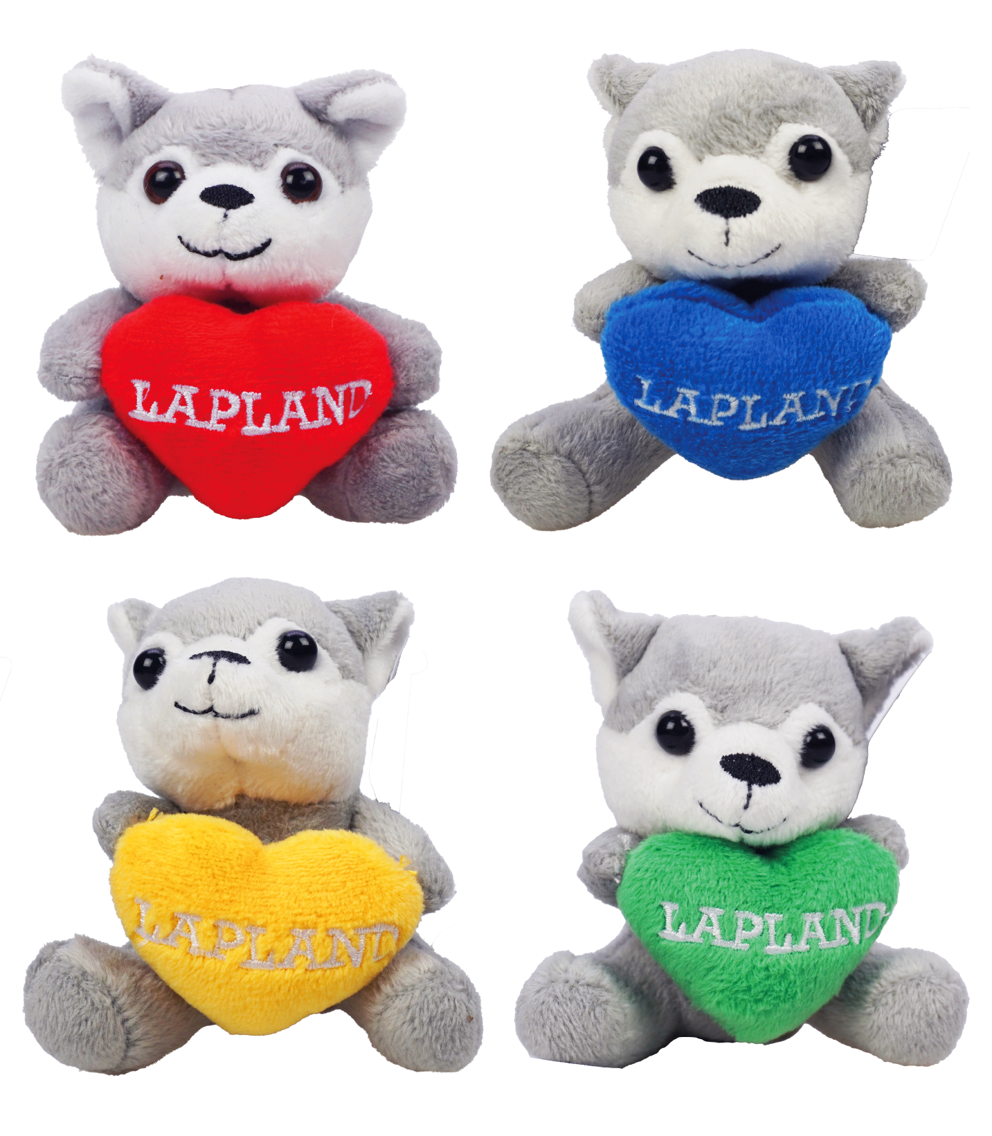 Sydän Husky Lapland Pehmo XS 9cm Magneetti LAP