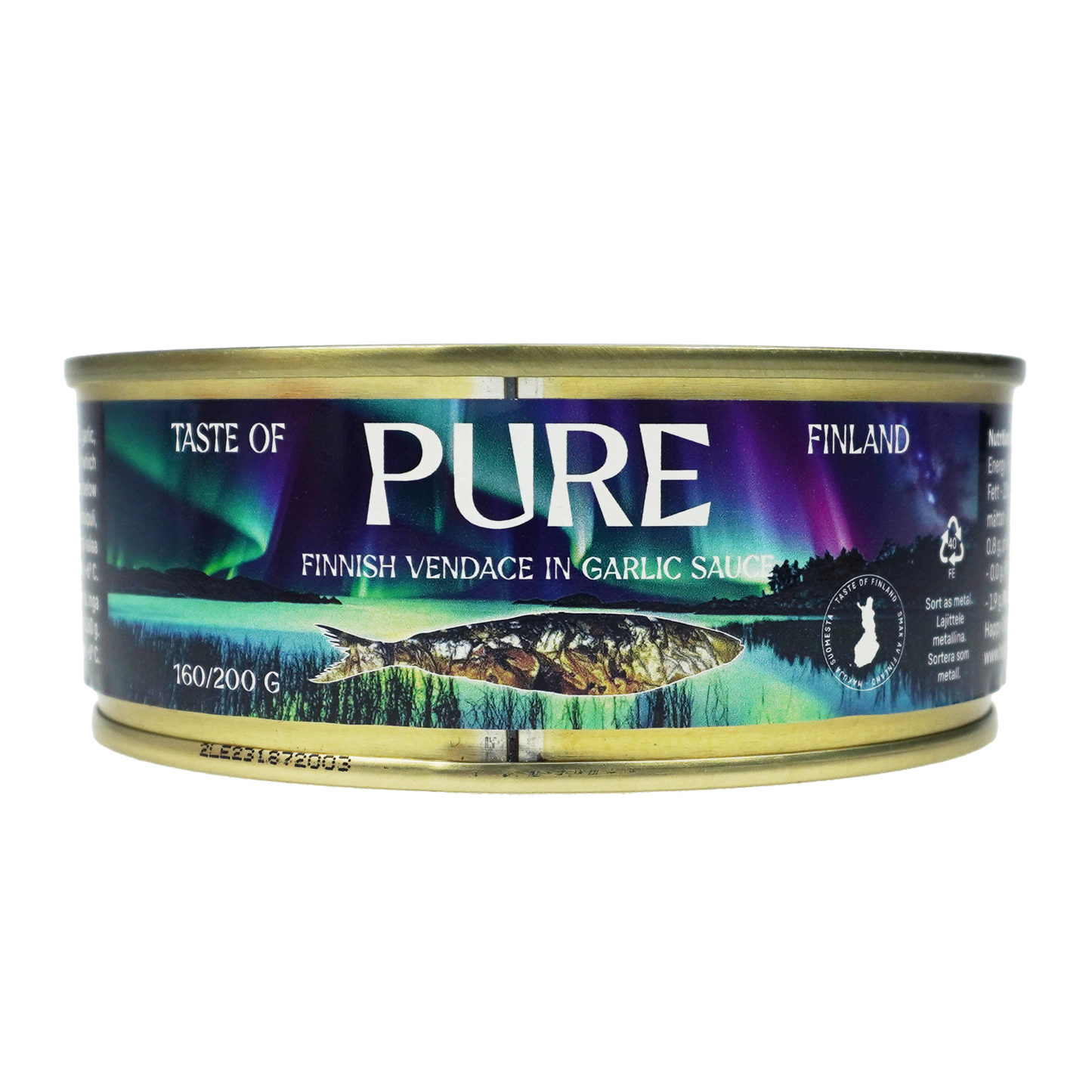 Pure Vendace In Garlic Sauce 160/200g