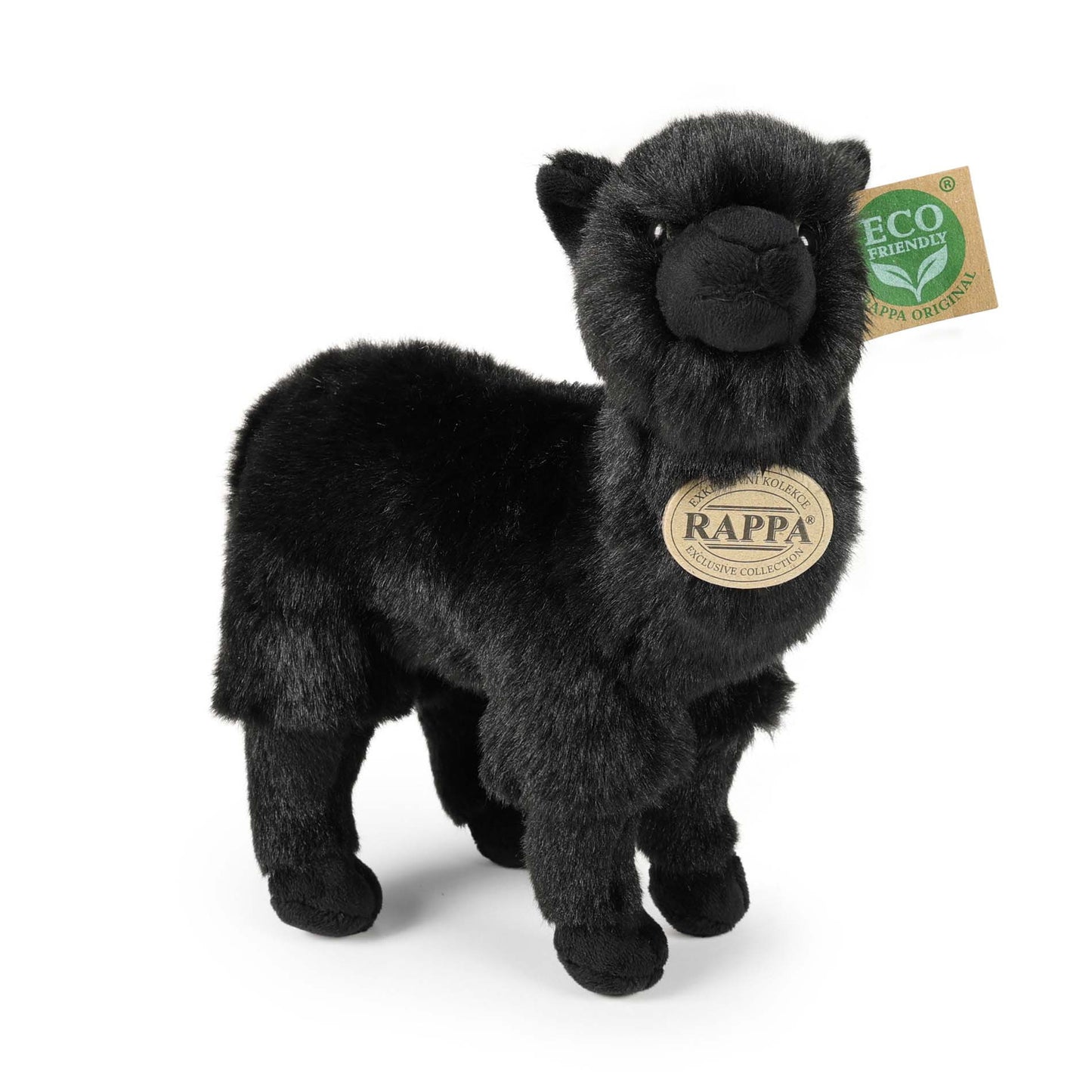Plush black llama 23 cm