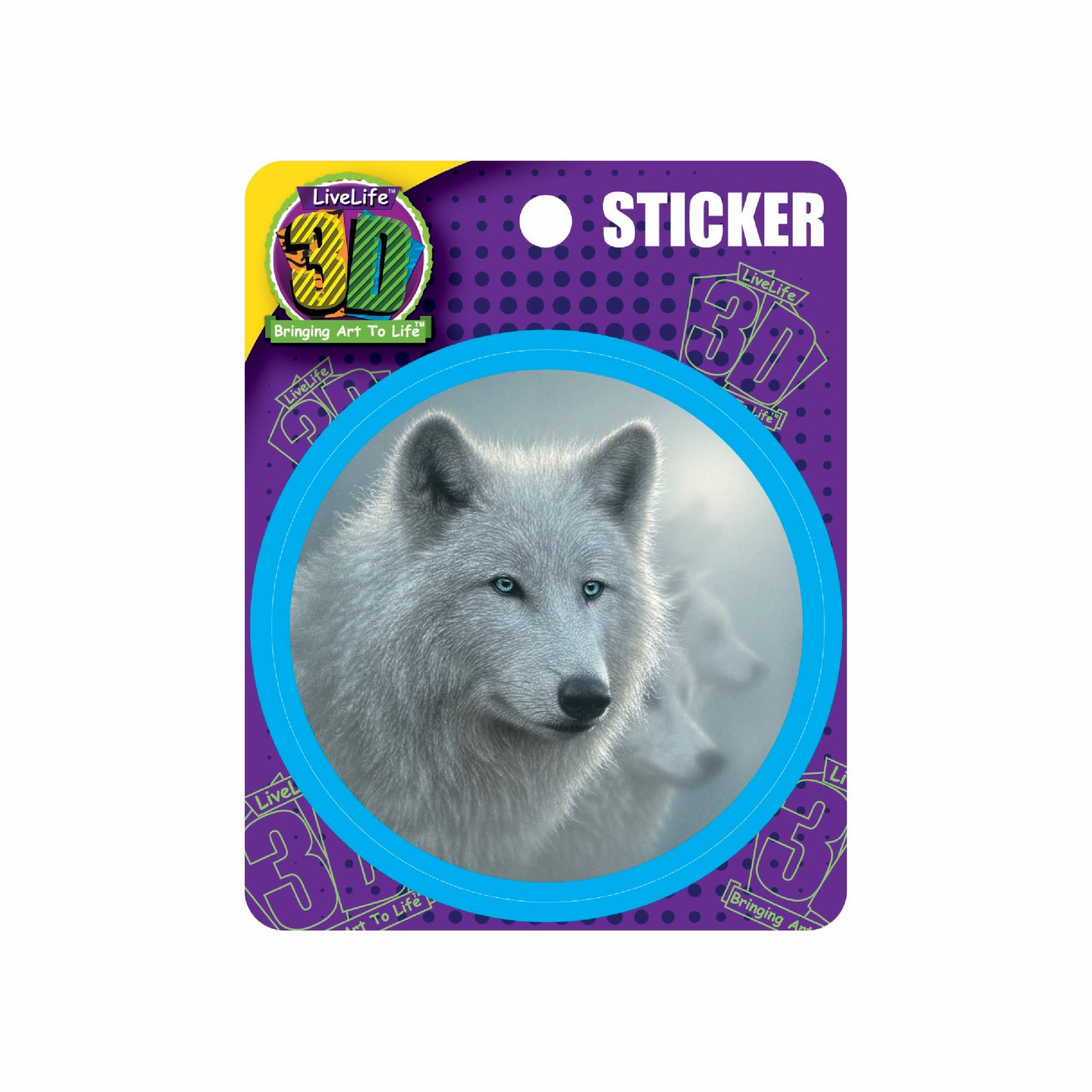 3D LiveLife Stickers - White Out