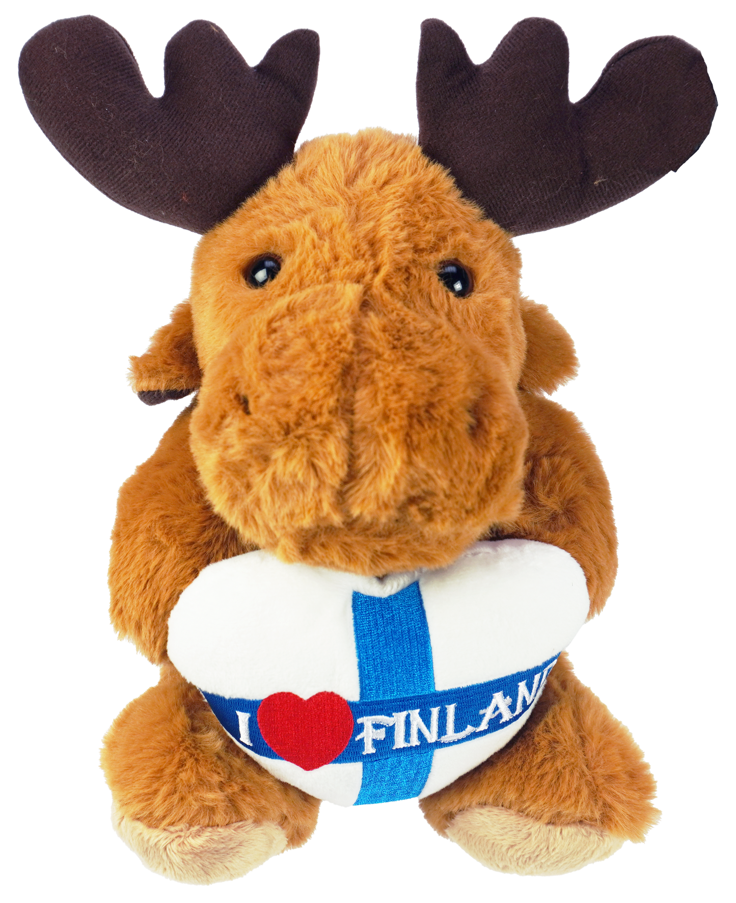 Sydän Hirvi Pehmo M 24cm FIN