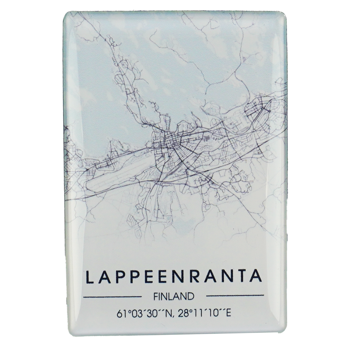 City Map Photo Magnet LPR