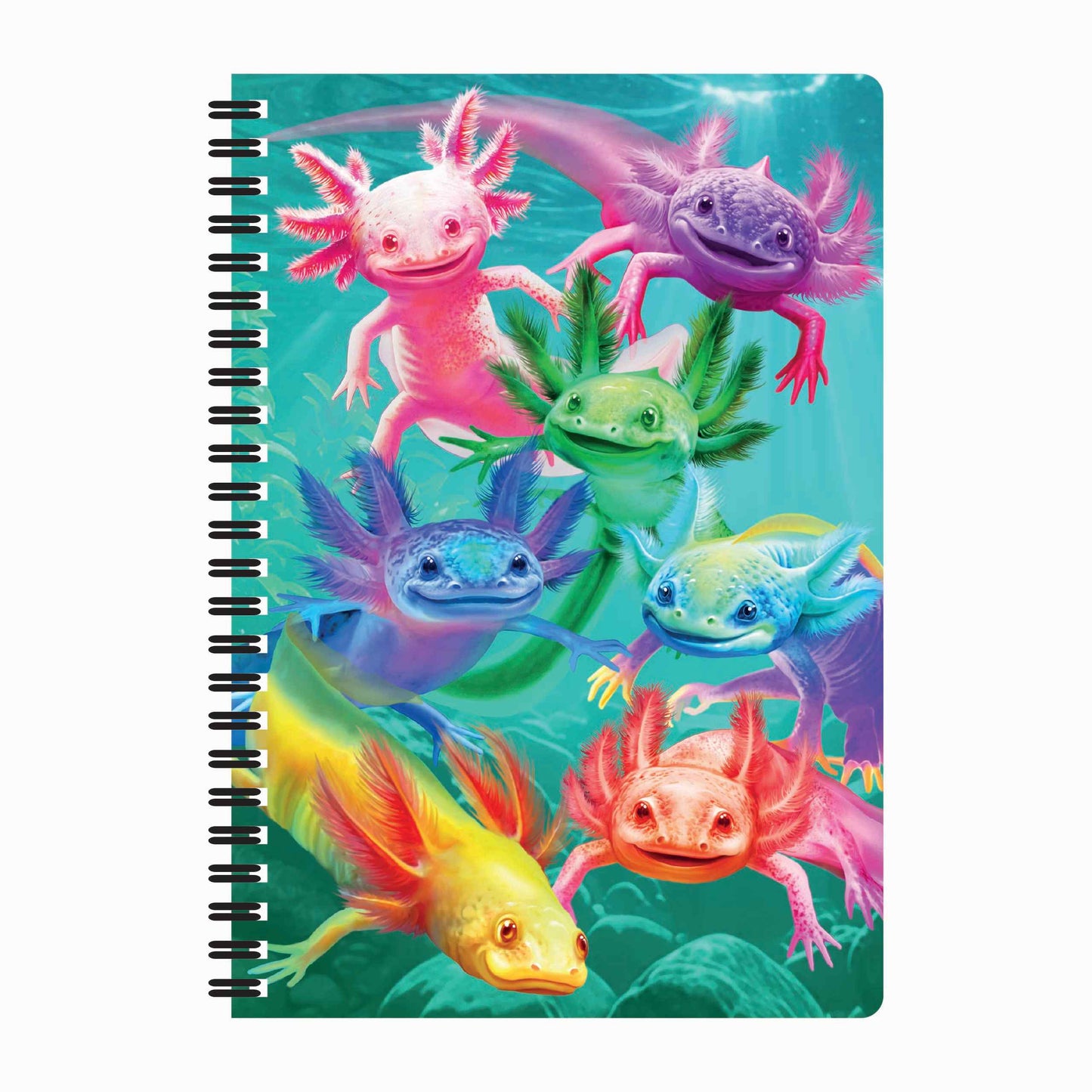 3D LiveLife Notebooks - Axolotls