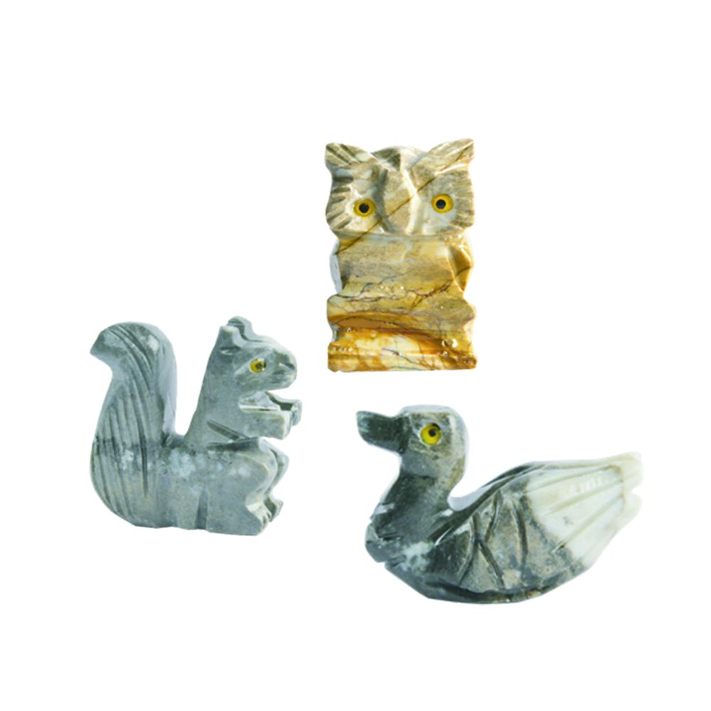 RM101 Soapstone Animals British Wildlife