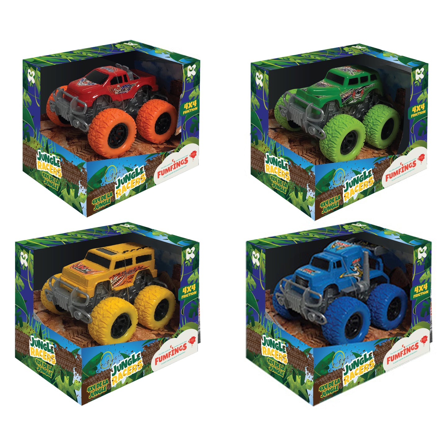 FM105 Jungle Racers x Friction Truck Small