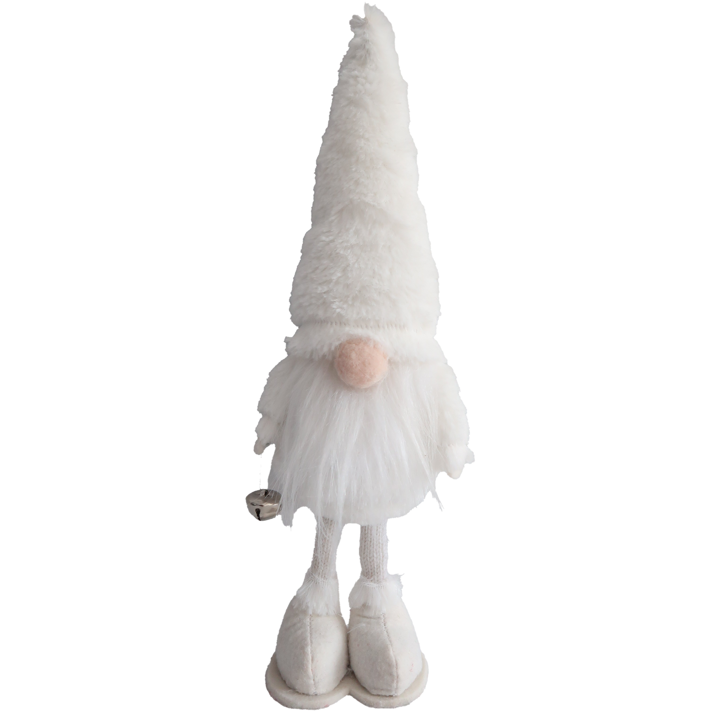 Cap Santa white teddy fabric 28 cm