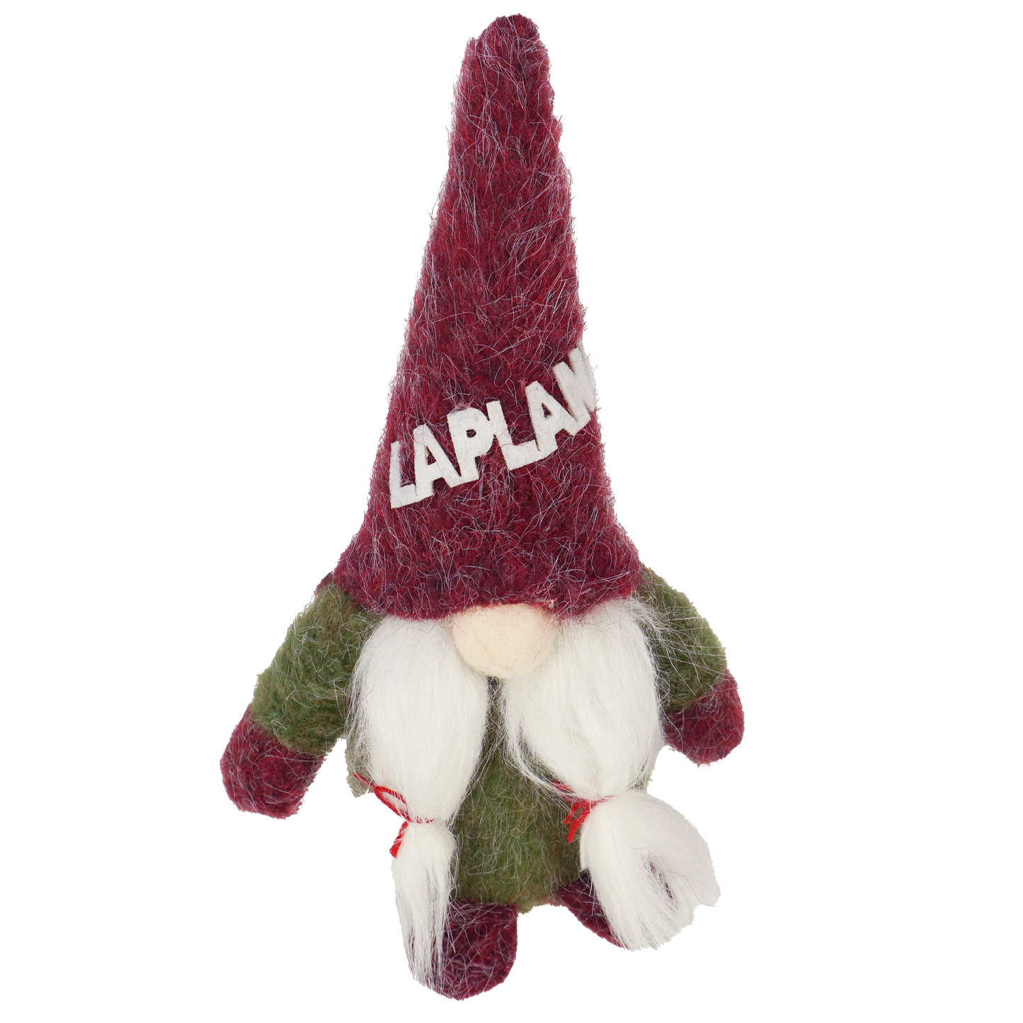 Cap Mrs. Claus red and green fabric 16 cm LAP