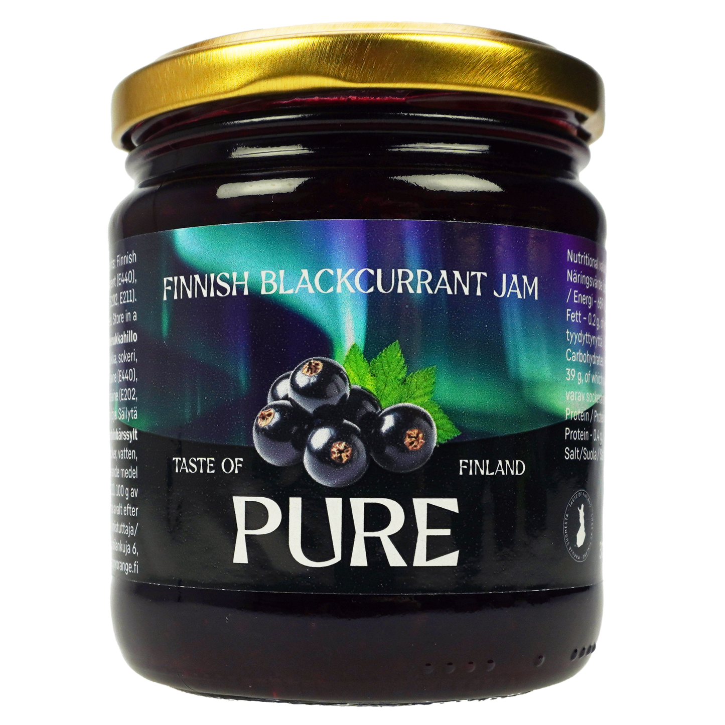 Pure Blackcurrant Jam 310g, Berries 40%