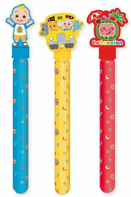 Cocomelon Bubble Wand - 3 Asstd