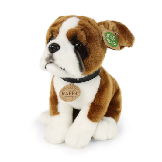Plush Boxer with collar 27 cm
