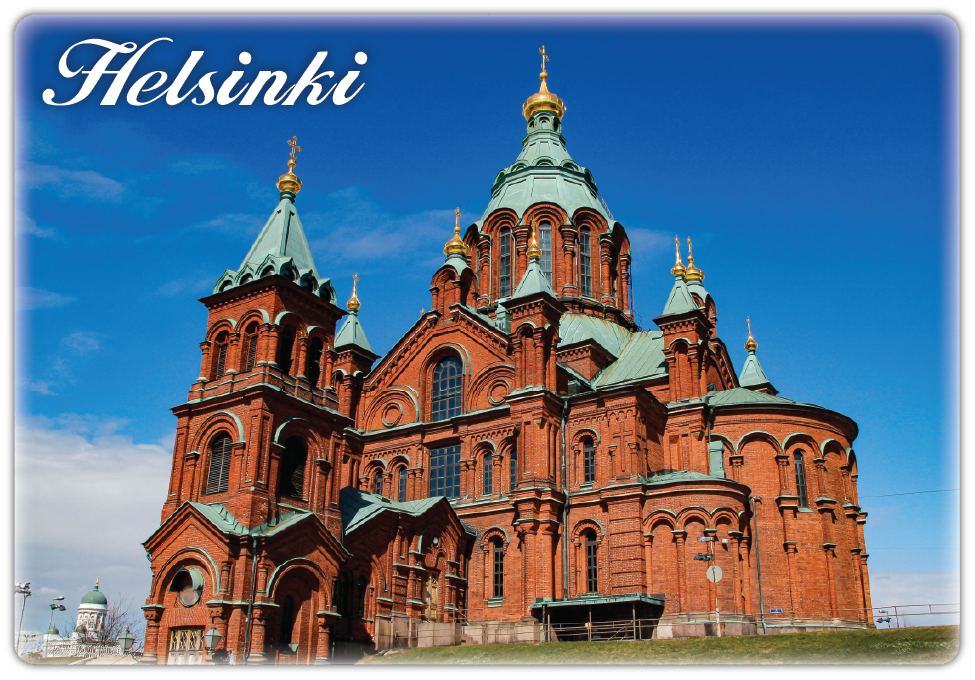 Uspenskin Katedraali Kuvamagneetti HEL