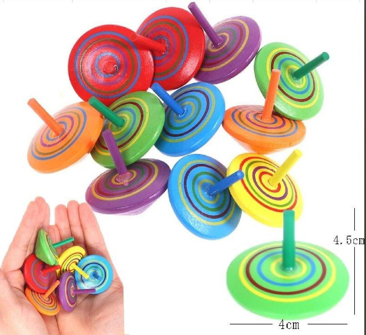 Wooden Spinning Top DD