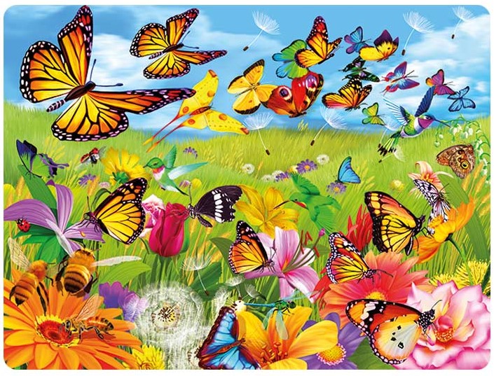 3D LiveLife Postcards - Butter Flutter