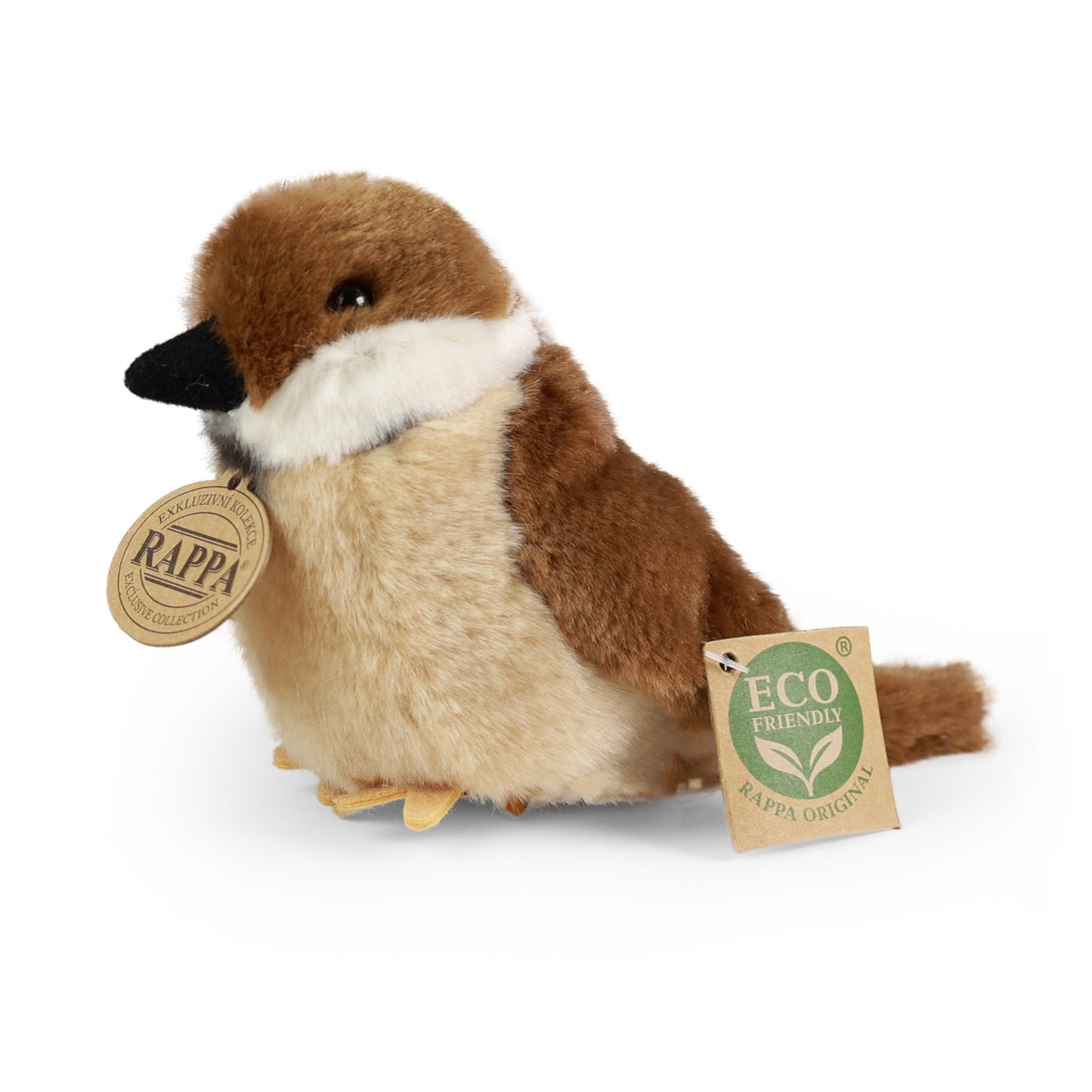 Plush sparrow bird 13 cm