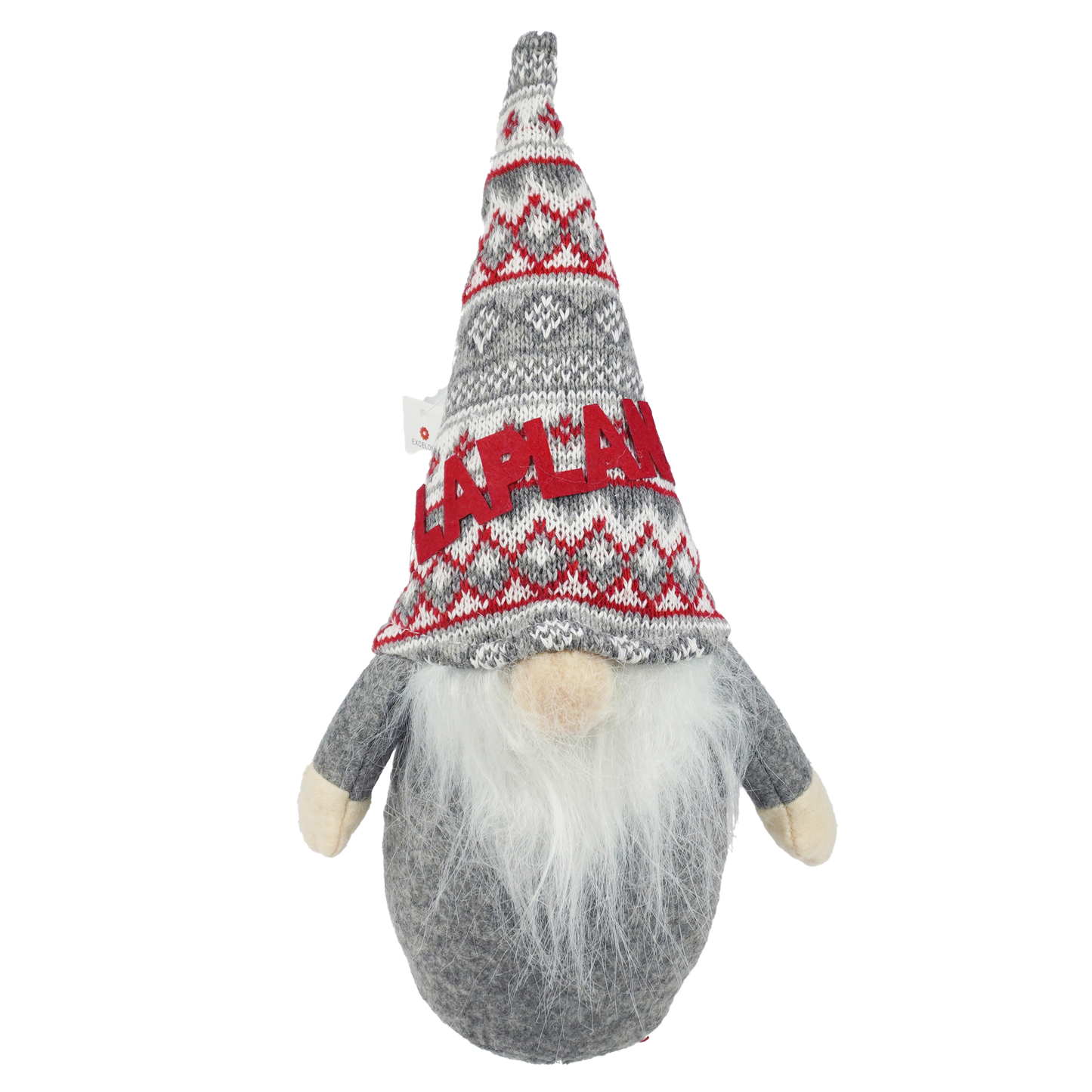 Cap Santa Fabric 30 cm grey red LAP