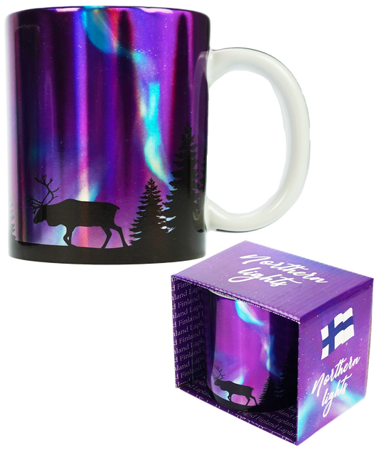 Aurora Borealis Mug lilac