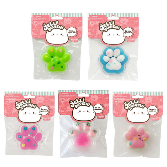 NV943 Jelly Squishy Paw Print Small