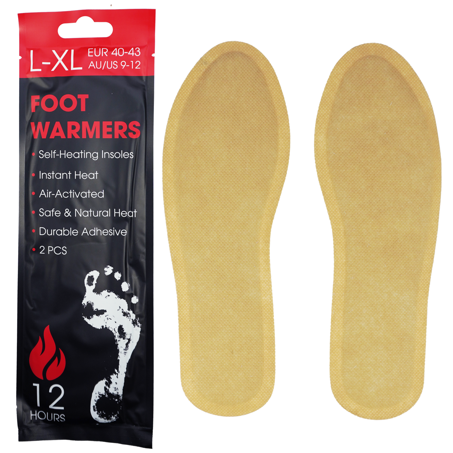 Feet Warmers 2pcs L-XL