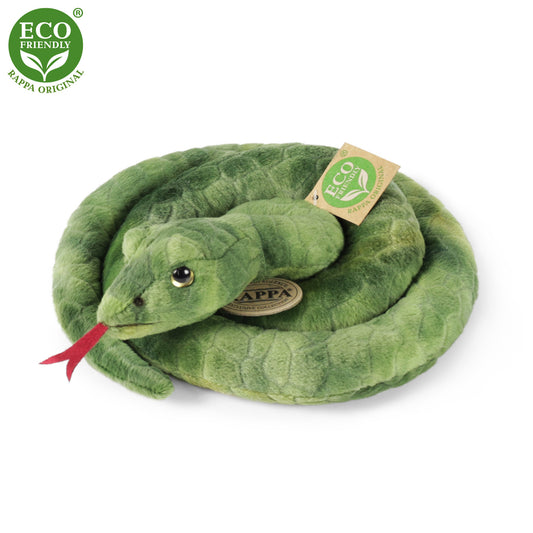 Plush green snake 90 cm