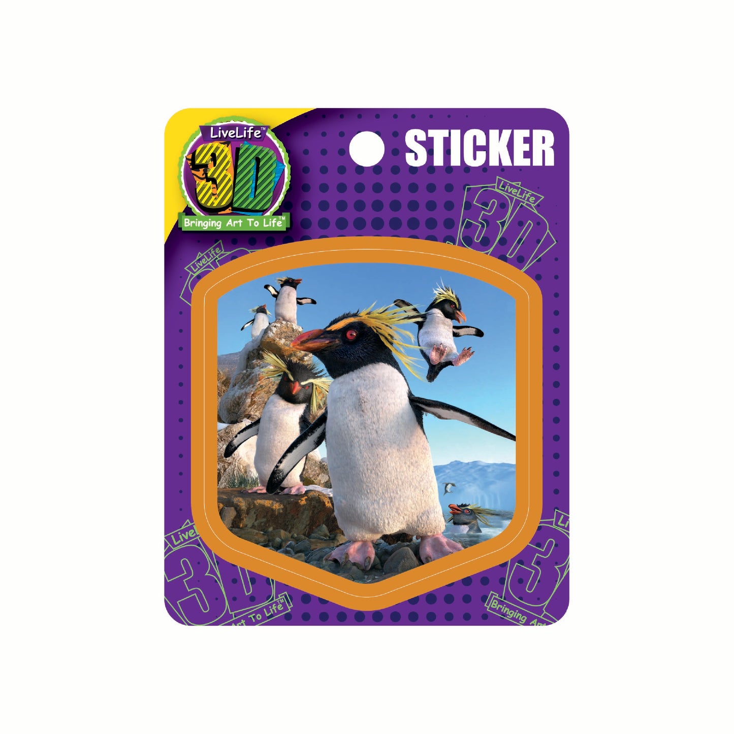 3D LiveLife Stickers - Rockhoppers