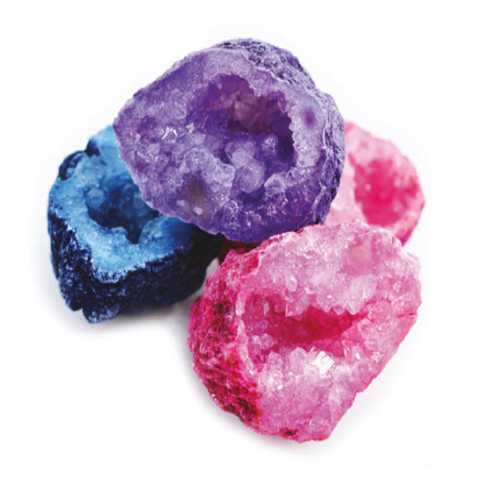 RM02PG Minls Loose Pink Purple Geodes