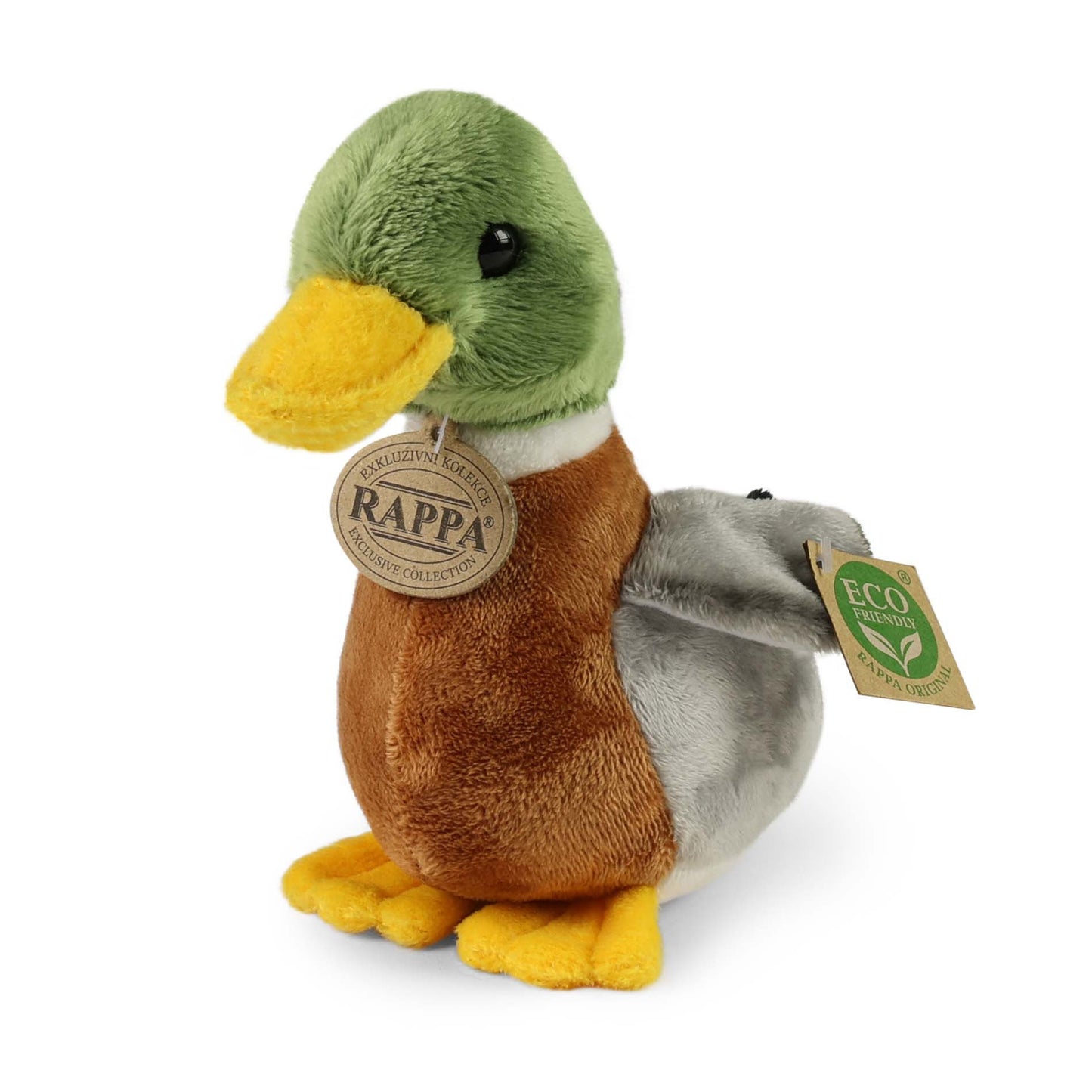 Plush mallard duck 21 cm ECO-FRIENDLY