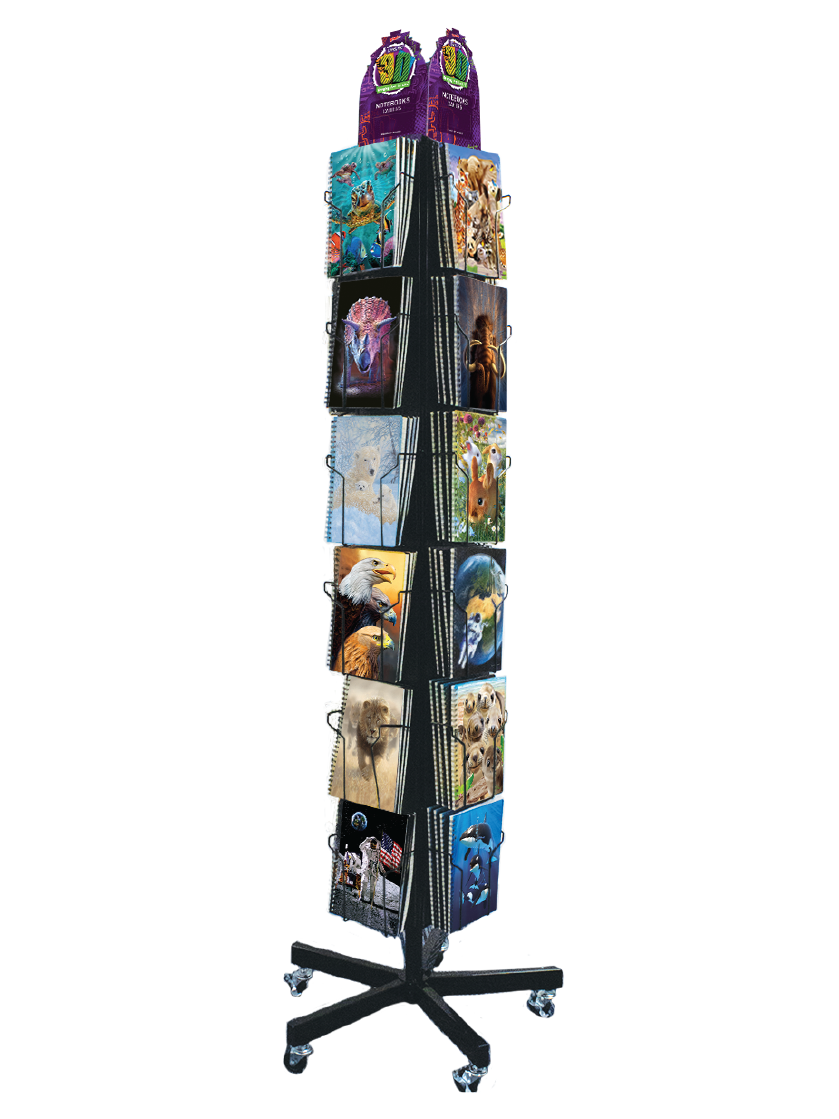 3D LiveLife Notebook Floor Spinner