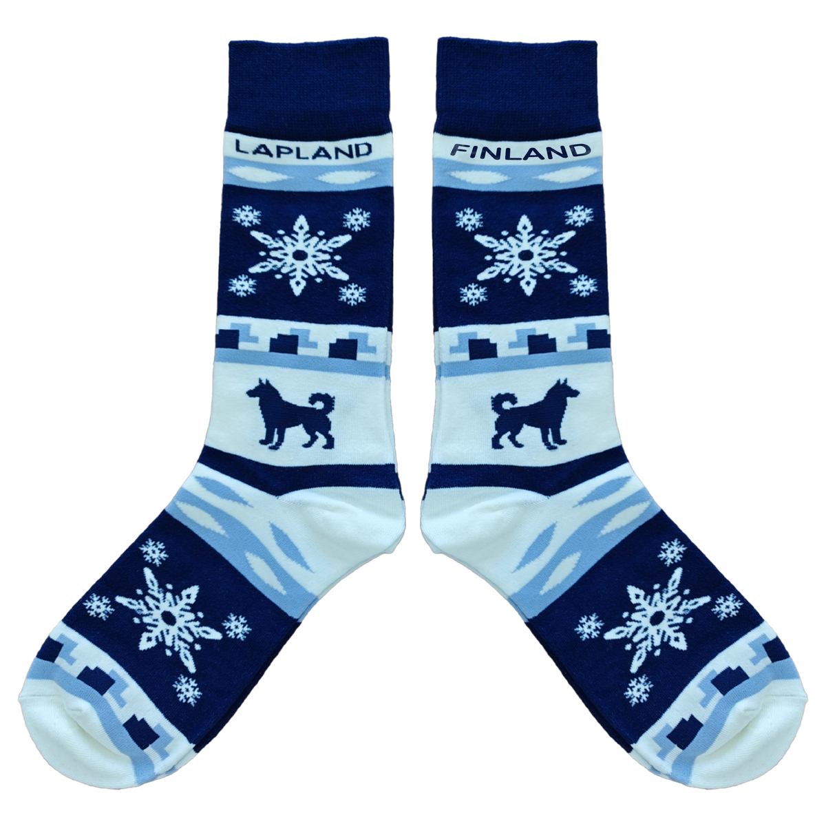 Husky Snowflake 35-40 Socks Navy FIN LAP