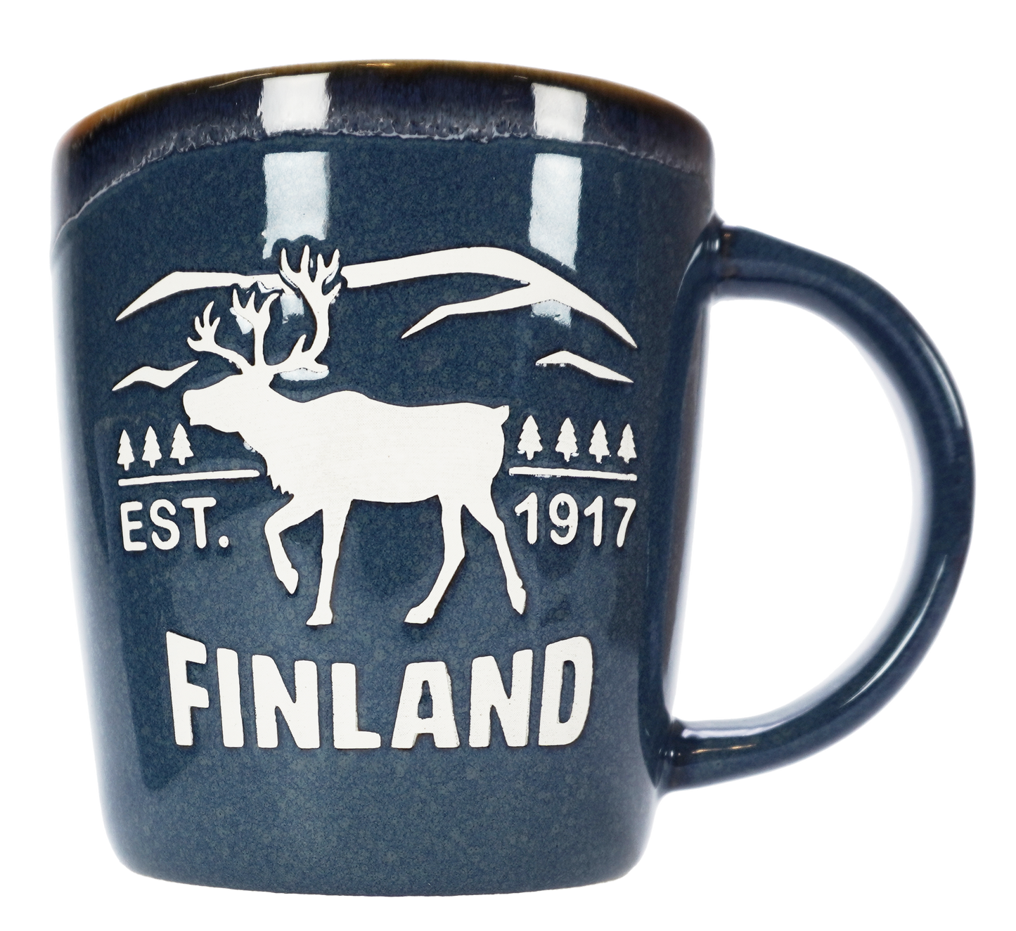 Rustic Mug Finland Blue FIN