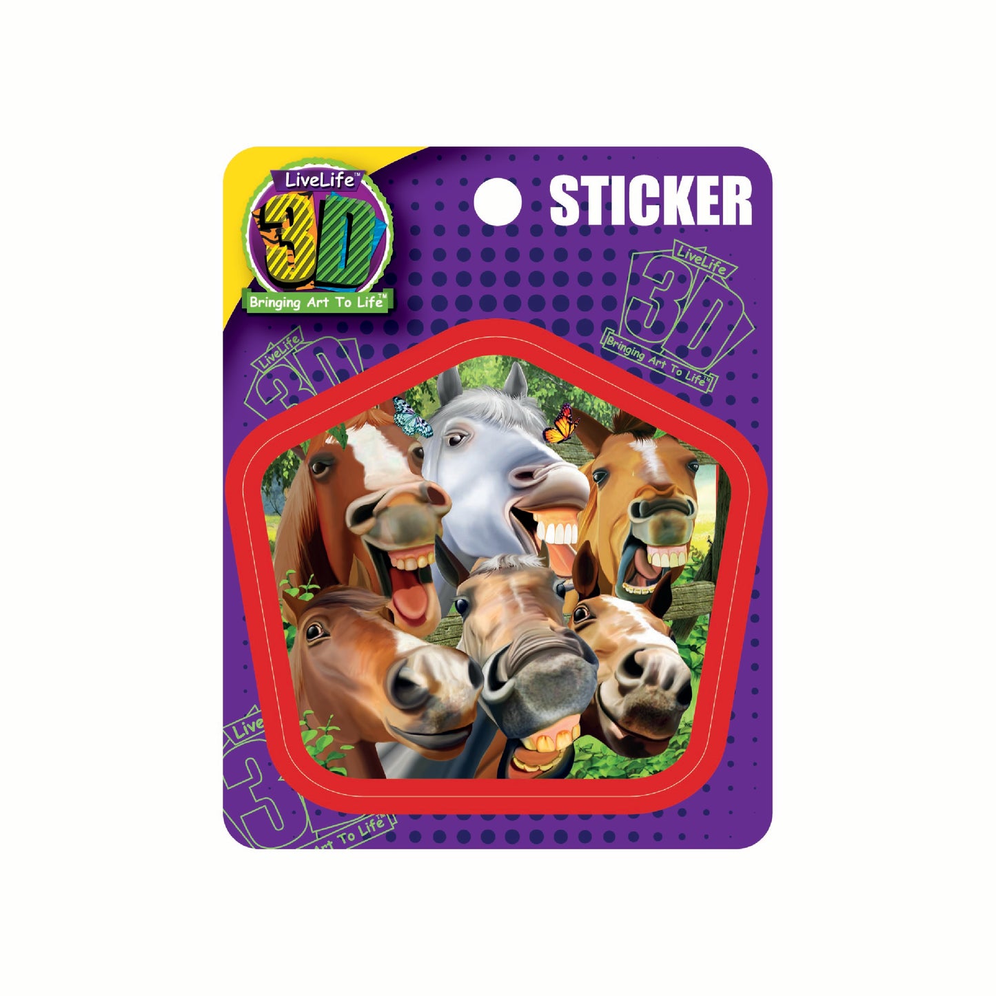 3D LiveLife Stickers - Canine selfie