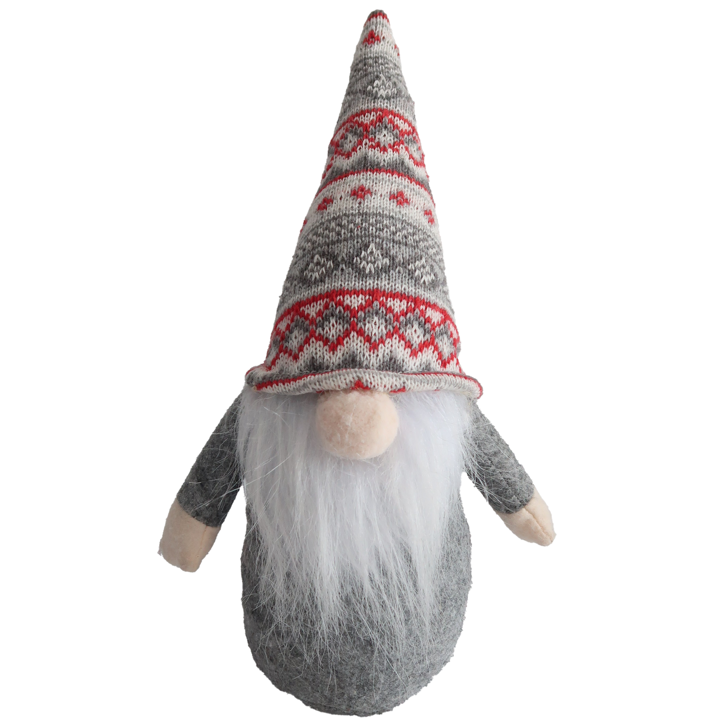 Cap Santa Fabric 30 cm grey red