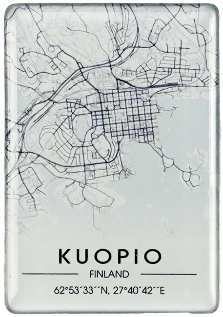 City Map Photo Magnet KUO