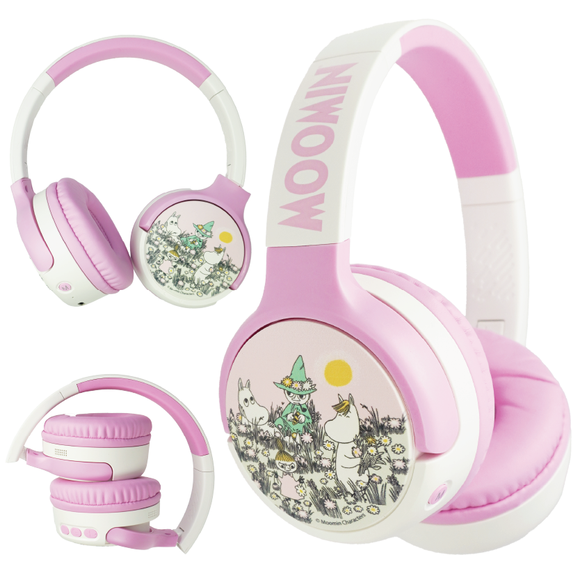 Muumit Langattomat Sankakuulokkeet Pinkki