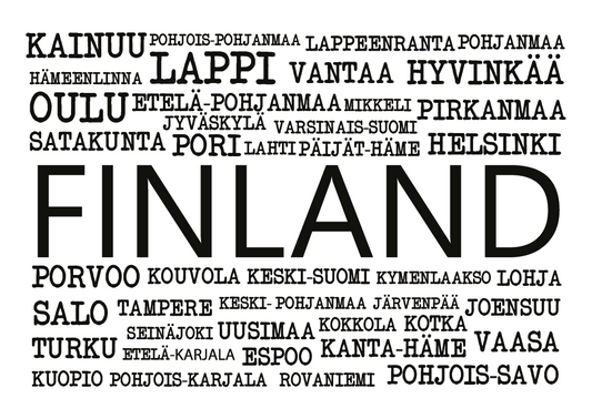 Finland Home Region MAG Text white