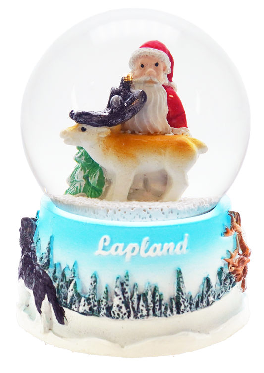 Santa Claus Snowflake Ball 6 cm LAP