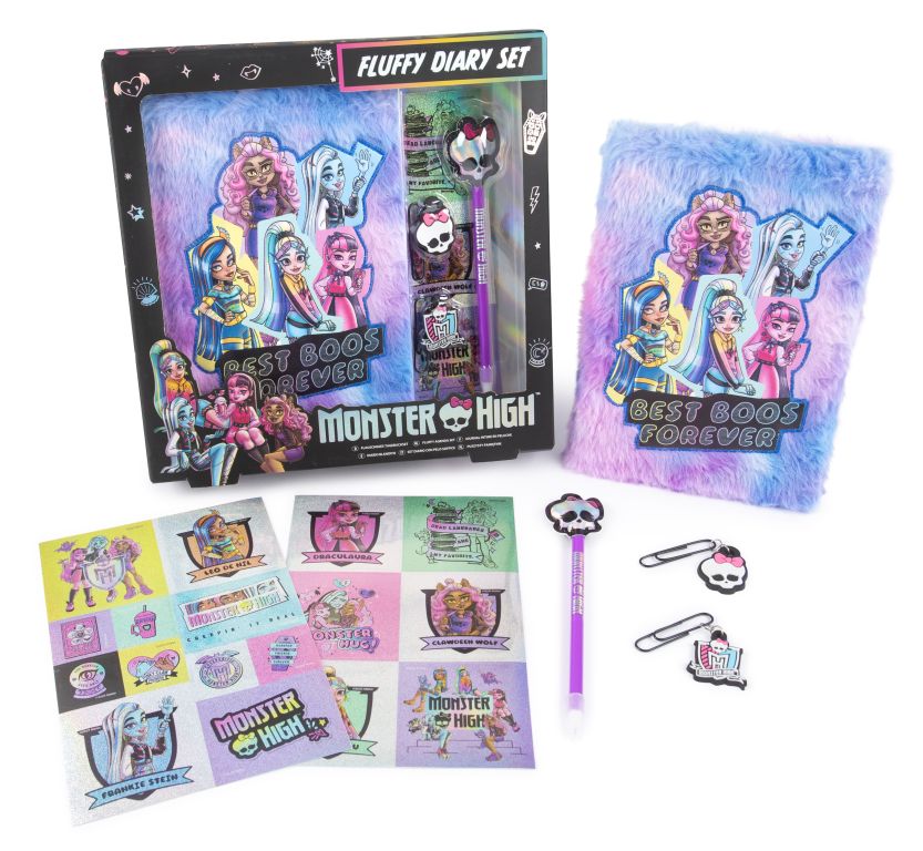 Monster High Fluffy Diary Set