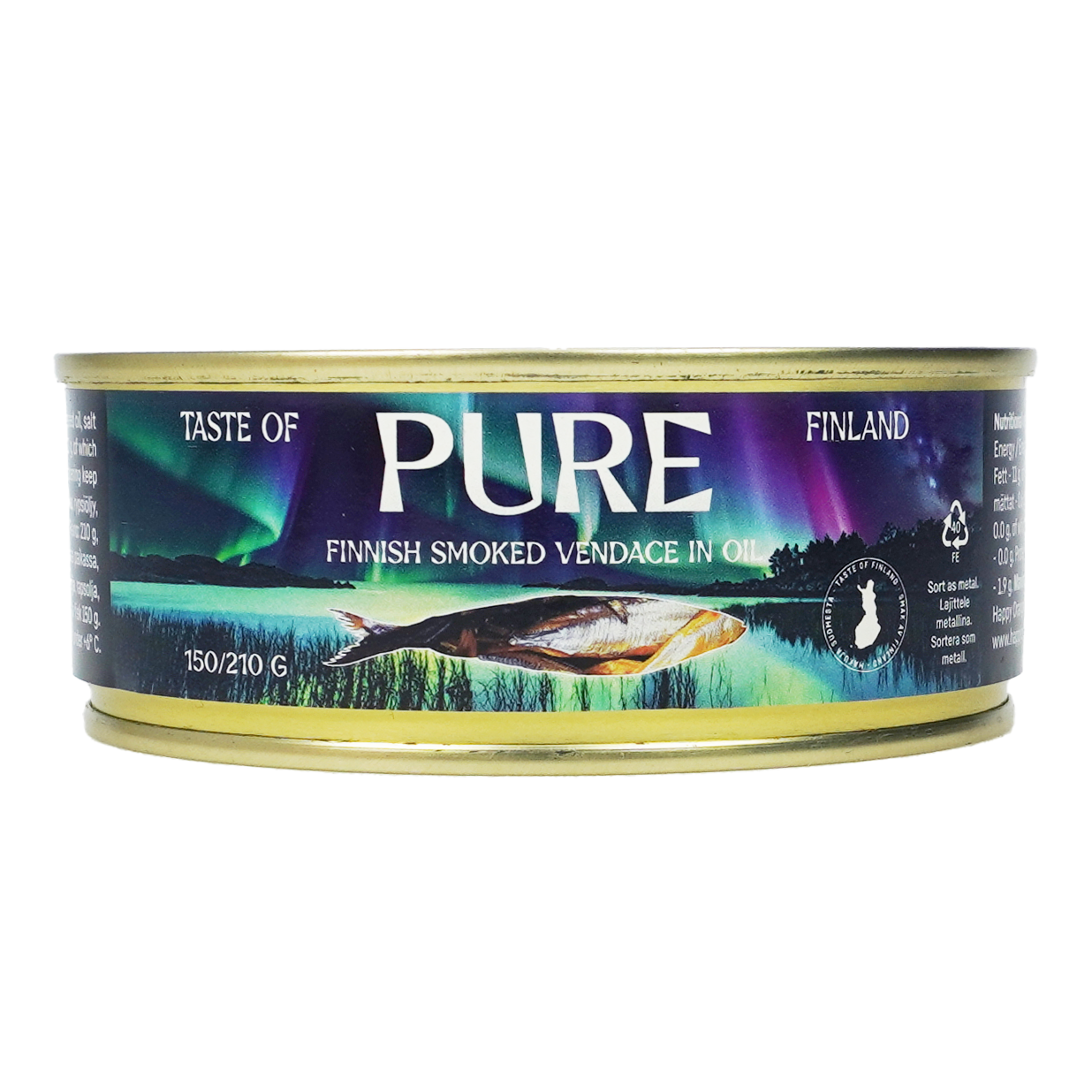 Pure Smoked Vendace In Oil 150/210g