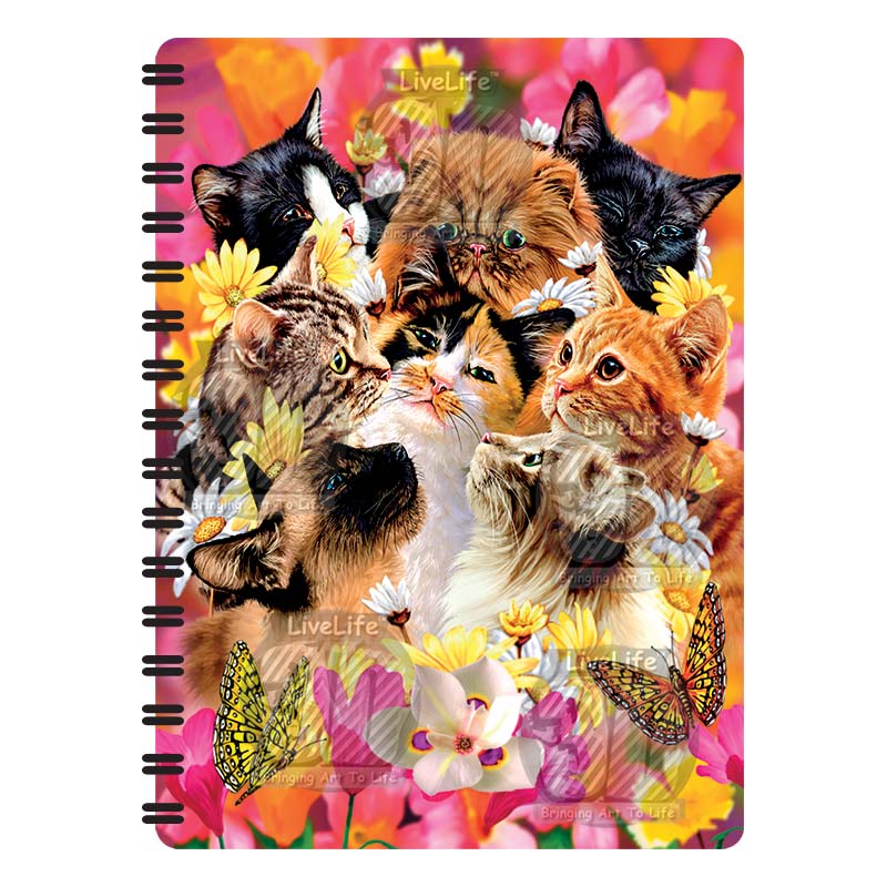 3D LiveLife Jotters - Cats